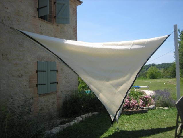 voile d'ombrage triangulaire - voile d'ombrage fête-in6b